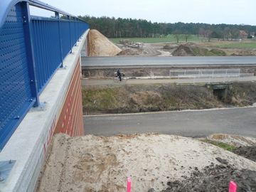 Flächenverbrauch Ostumgehung-Bau an Burgstraße